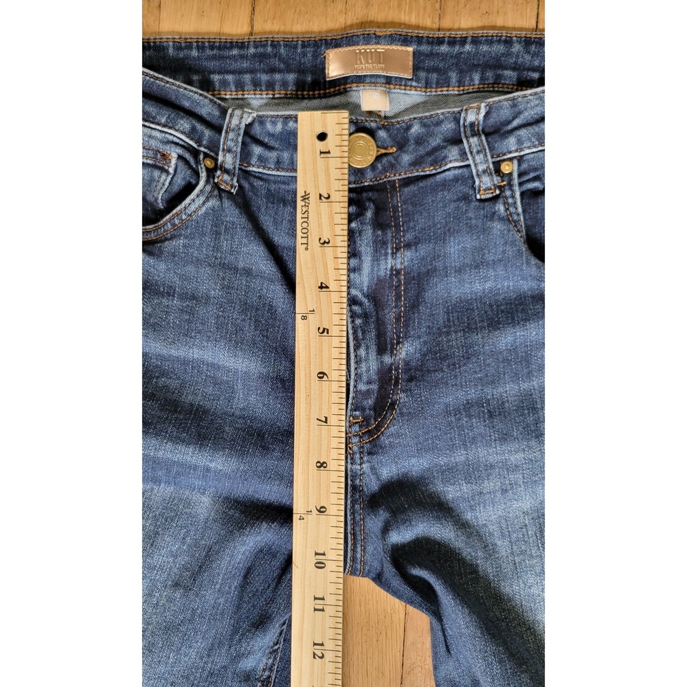 KUT From The Kloth Jean Wide Leg Jeans Women's 10 High Rise Blue Stretch Denim - Picture 4 of 11